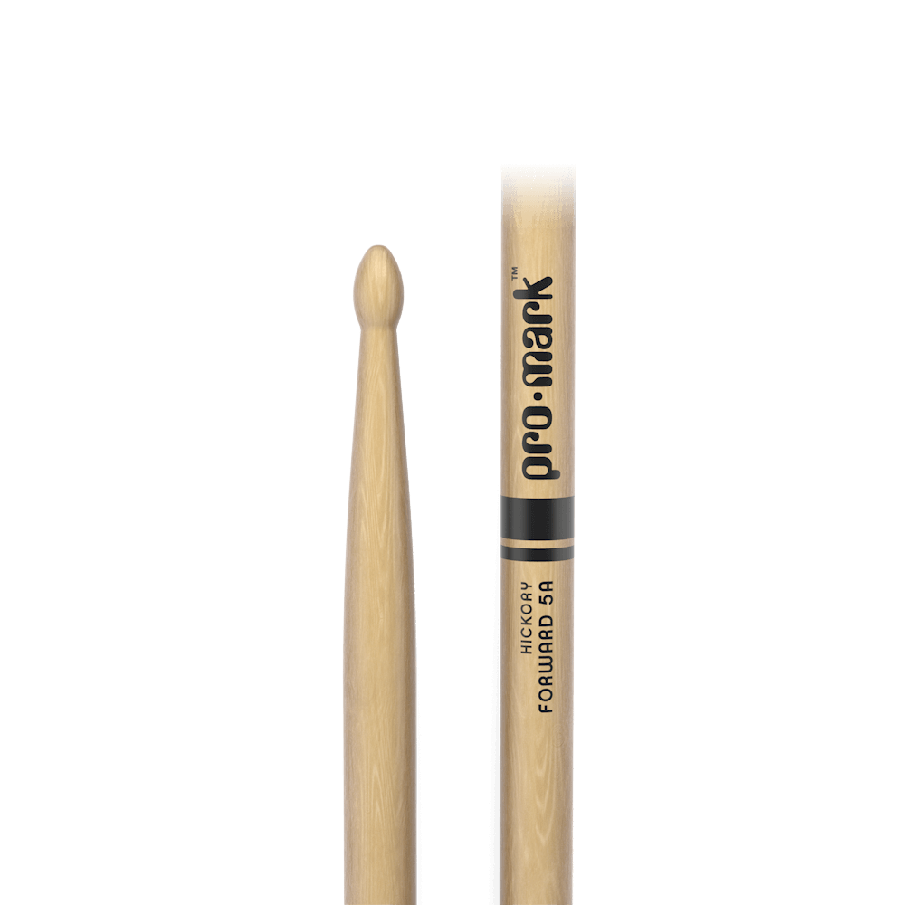 Bộ dùi trống cao cấp/ Drumsticks - D'Addario ProMark Classic Forward 5A (TX5AW) - Lacquered Hickory/ Gỗ Hồ Đào sơn mài, Oval Wood Tip/ Đầu dùi hình bầu dục - Hàng chính hãng