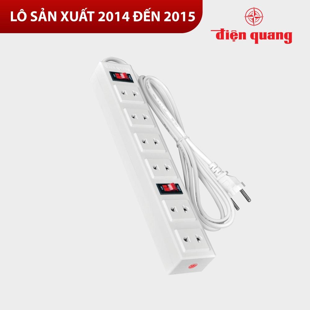 Ổ cắm Điện Quang ĐQ 001A-01  - Năm SX 2014, 2015 - Bảo hành 12 tháng