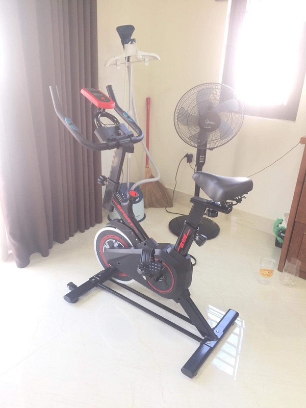 Xe đạp tập thể dục tại nhà HT007 - Xe đạp tập gym tại nhà HT007 chắc chắn, tiết kiệm không gian phù hợp với mọi lứa tuổi