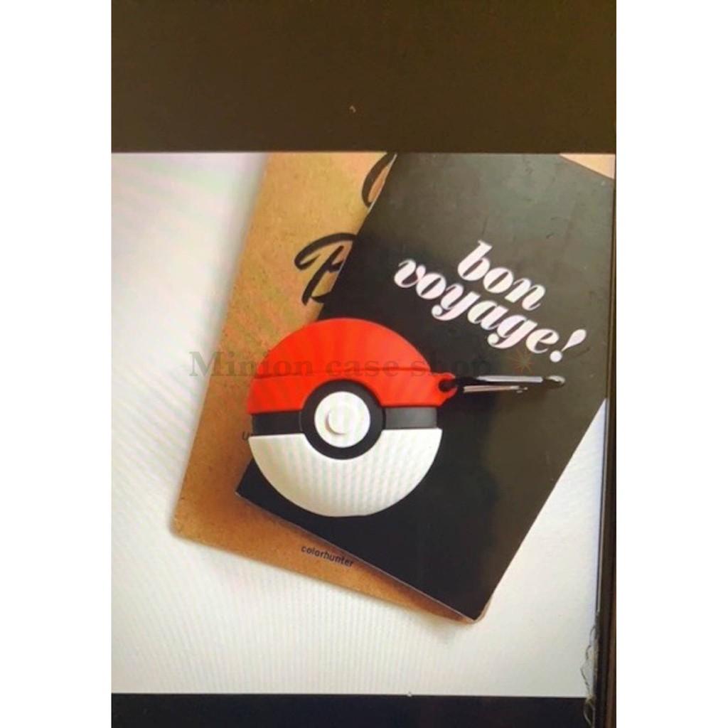 Bao Case Ốp dành cho airpod 1 và 2, tai nghe bluetooth i11,i12, i100, i200, i9s... pokemon ball hình đẹp cao cấp