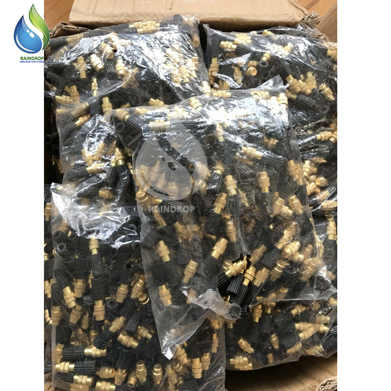 Bộ KIT Phun Sương Tưới Cây 15 Béc Bằng Đồng Cao Cấp - Bộ KIT Phun Sương