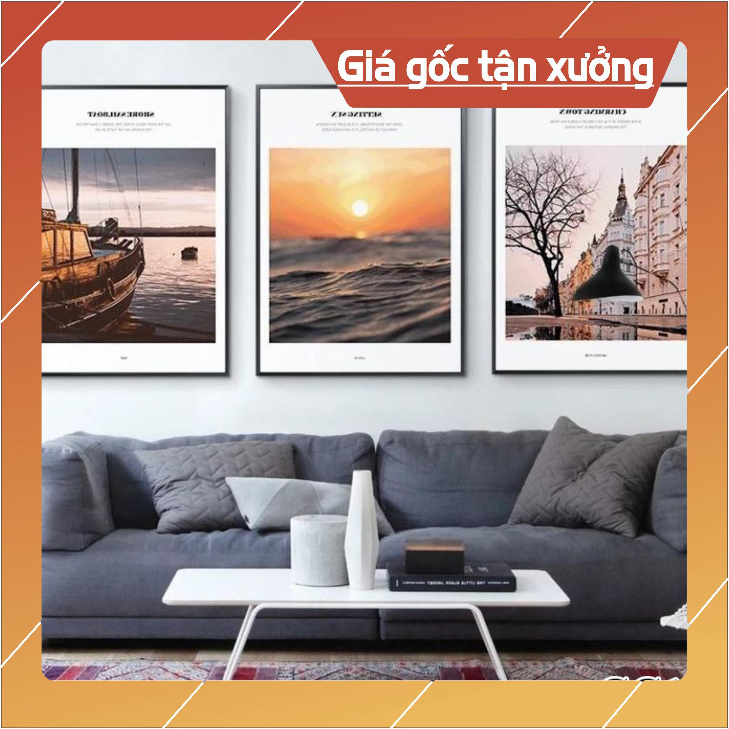 Bộ tranh treo tường phong thủy trang trí nội thất đẹp và giá tại xưởng mới nhất thị trường ĐL 01