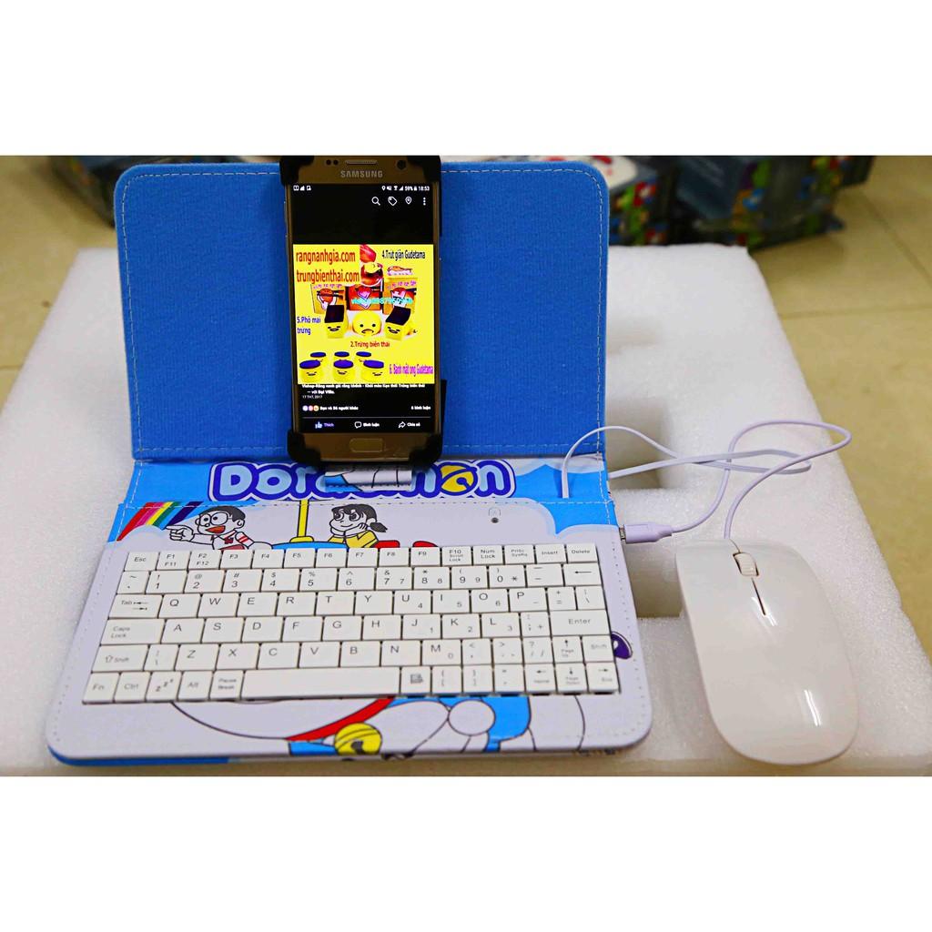 Bao da bàn phím cao cấp kèm chuột chơi được game dùng cho mọi điện thoại