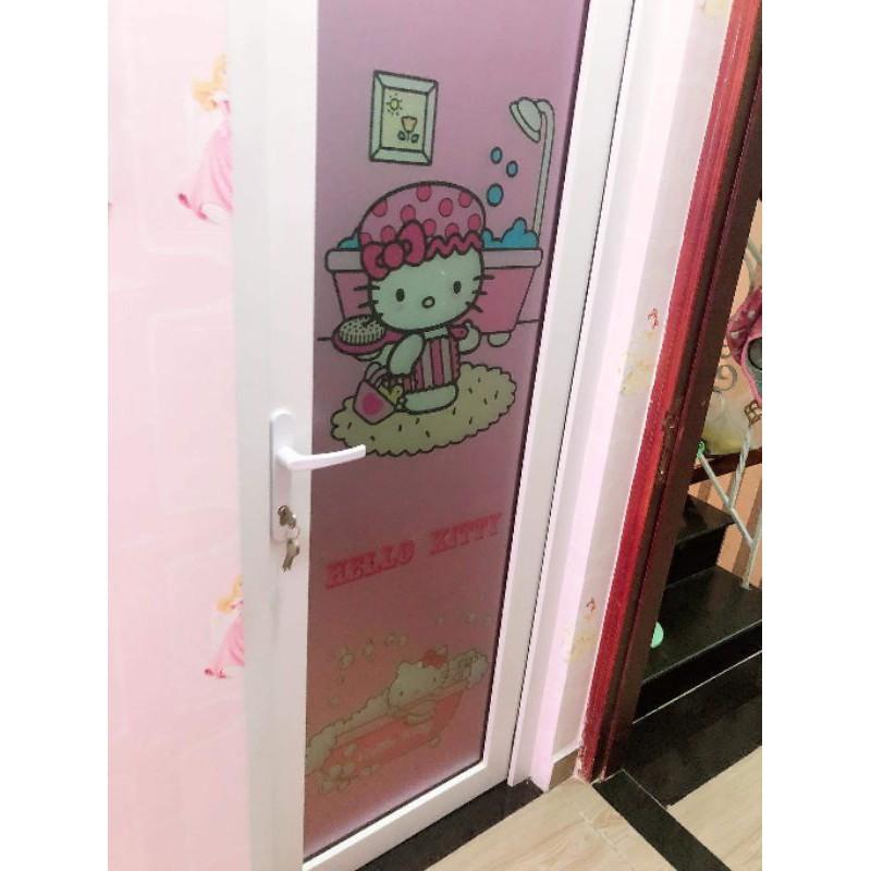 DECAL TRONG DÁN CỬA TOILET