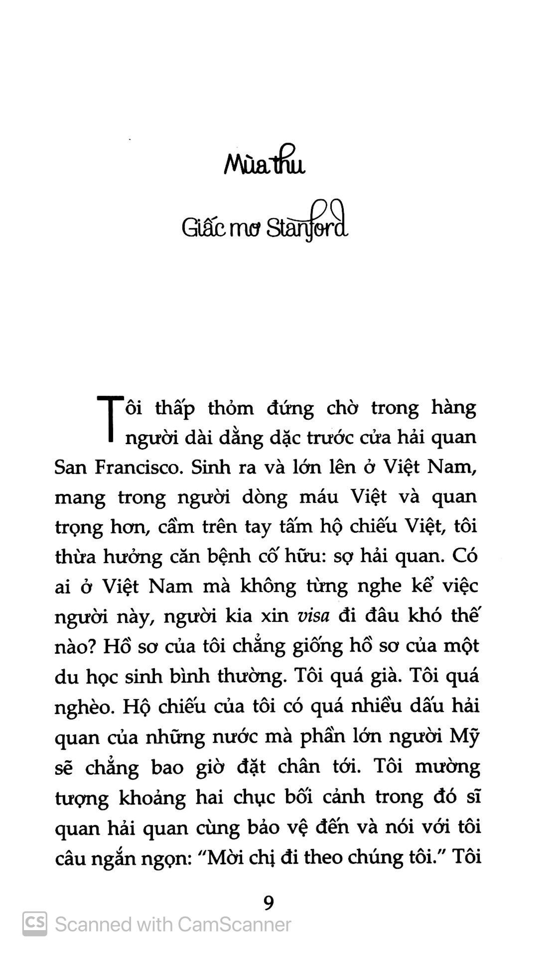 Sách Giấc Mơ Mỹ - Đường Đến Stanford (Bản Thông Thường)