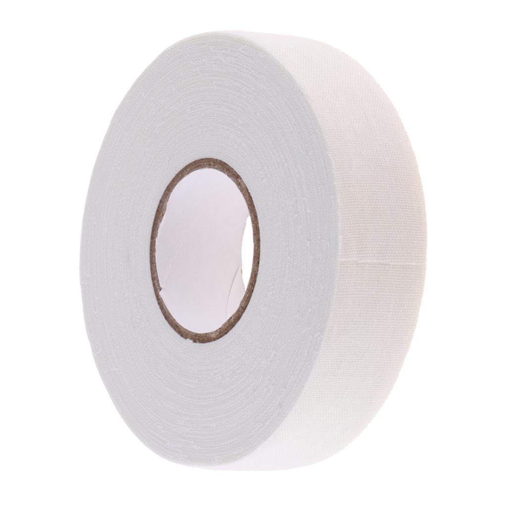 2x1 Roll Waterproof Adhesive Ice Hockey Cloth Tape Stick Handle Grip White