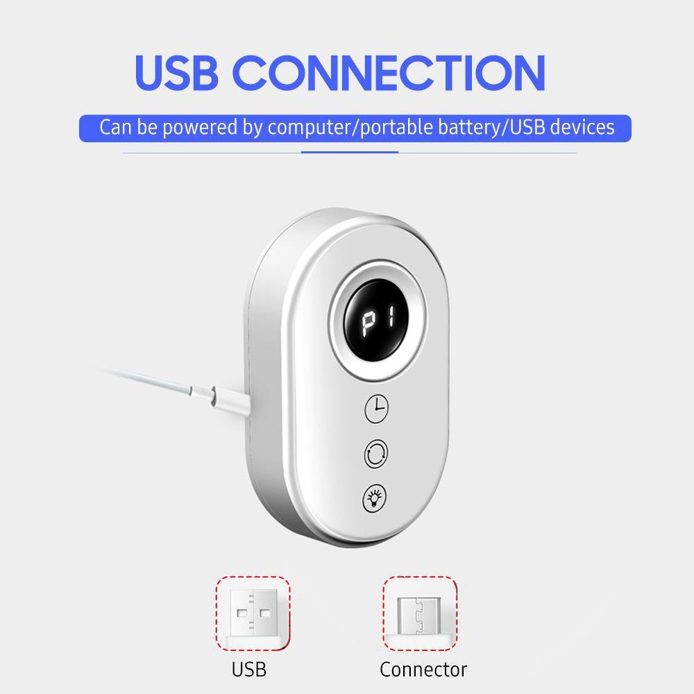 Máy Lọc Không Khí USB Mini Có Màn Hình LED Tiện Dụng Cho Xe Hơi