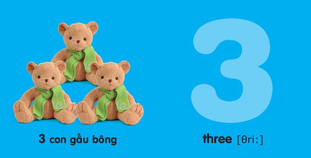 Bé Yêu Đi Mẫu Giáo - Số Đếm (Song Ngữ Anh - Việt)