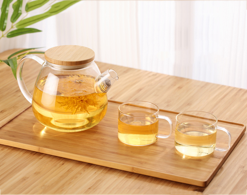 Bình lọc trà thủy tinh chịu nhiệt 900mL S099