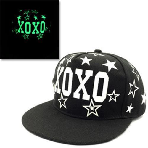 Nón snapback phát sáng phong cách Hip-hop cho nam và nữ-- hàng_bền xịn