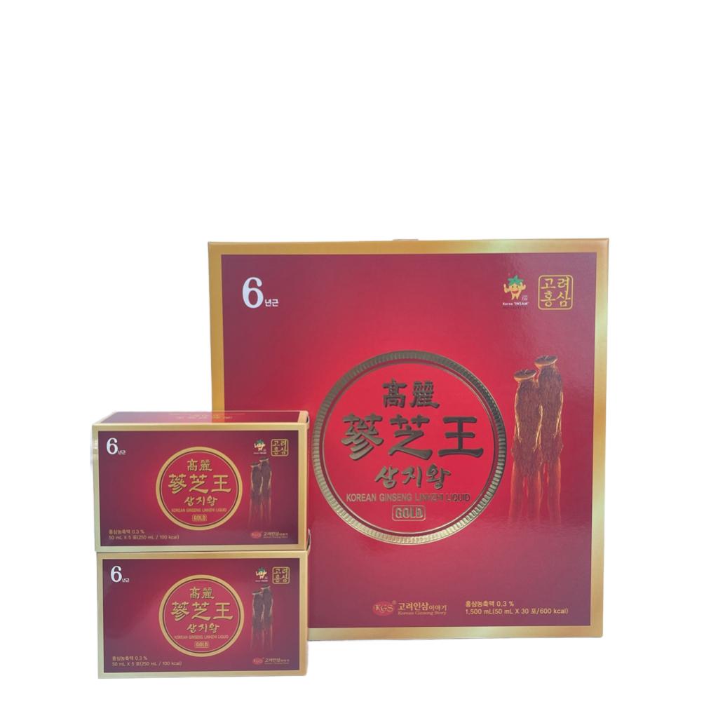 Nước Hồng Sâm Linh Chi Kgs ( 50ml x 30 - 60 gói )