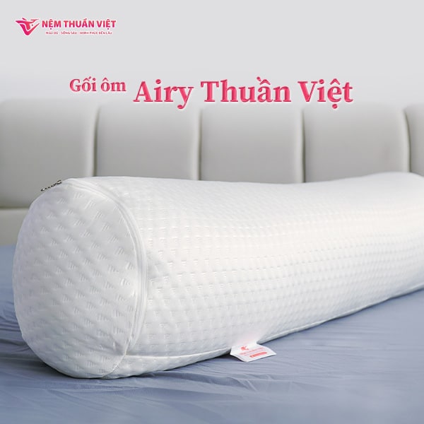 Gối Ôm Lông Vũ Airy Thuần Việt