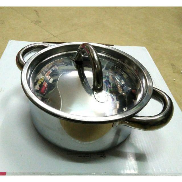 XOONG INOX 16 CM HÀNG DẦY DÙNG ĐƯỢC MỌI LOẠI BẾP