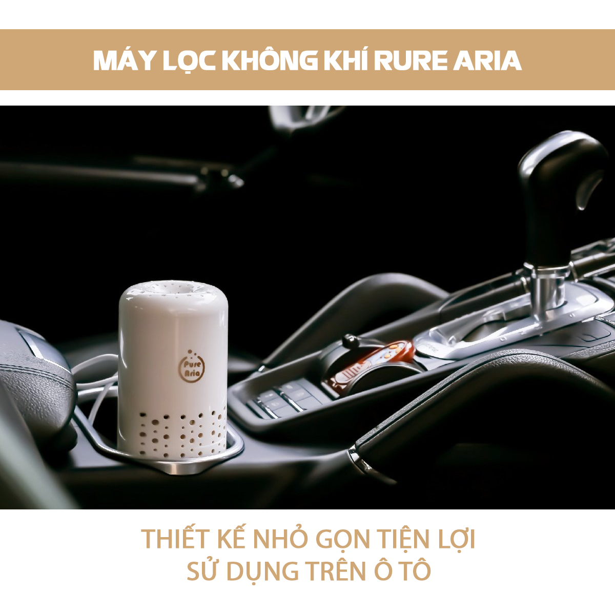 Máy Lọc Không Khí AIR-Q Pure Aria Q58-2 Màu Trắng