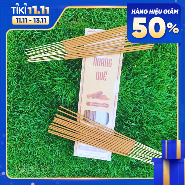 Nhang quế 40cm Dương Minh nhang sạch hương quế organic 100% thành phần tự nhiên