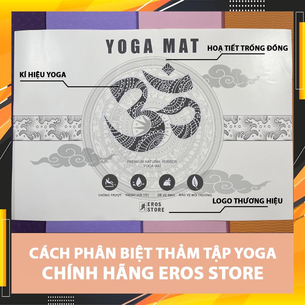 Thảm Tập Yoga Định Tuyến TPE cao cấp tặng kèm túi đựng - Thảm yoga chống trượt Eros Store