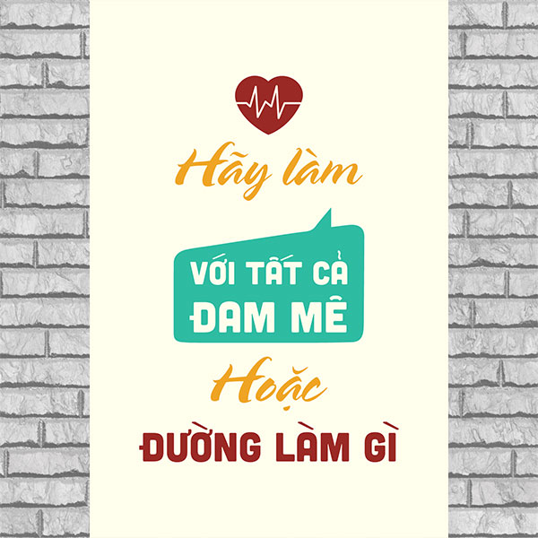 Tranh slogan văn phòng DLVP-24 (Tưng tốc để thành công)