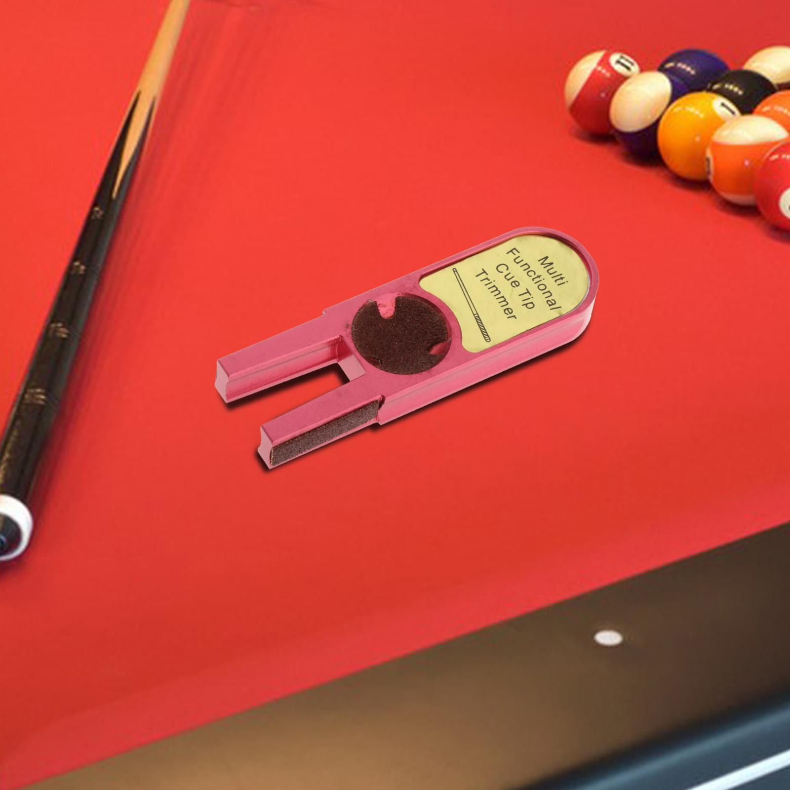 Durable Tip Scuffer Burnisher Repair Tool Billiards Pool Tip Shaper