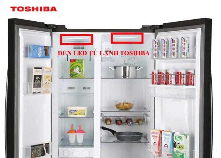 MẠCH ĐÈN LED TỦ LẠNH TOSHIBA GR-RS755WIA / GR-RS775WI / GR-RS780WI / GR-RS600WI – HÀNG CHÍNH HÃNG
