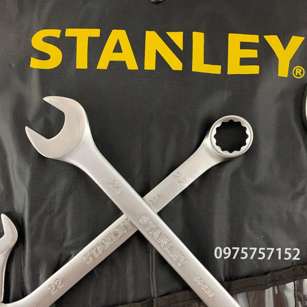 Bộ cờ lê cao cấp STANLEY 14 chi tiết 8-32mm (Vòng miệng - Đầu tròng) - Chính hãng STANLEY 80-944