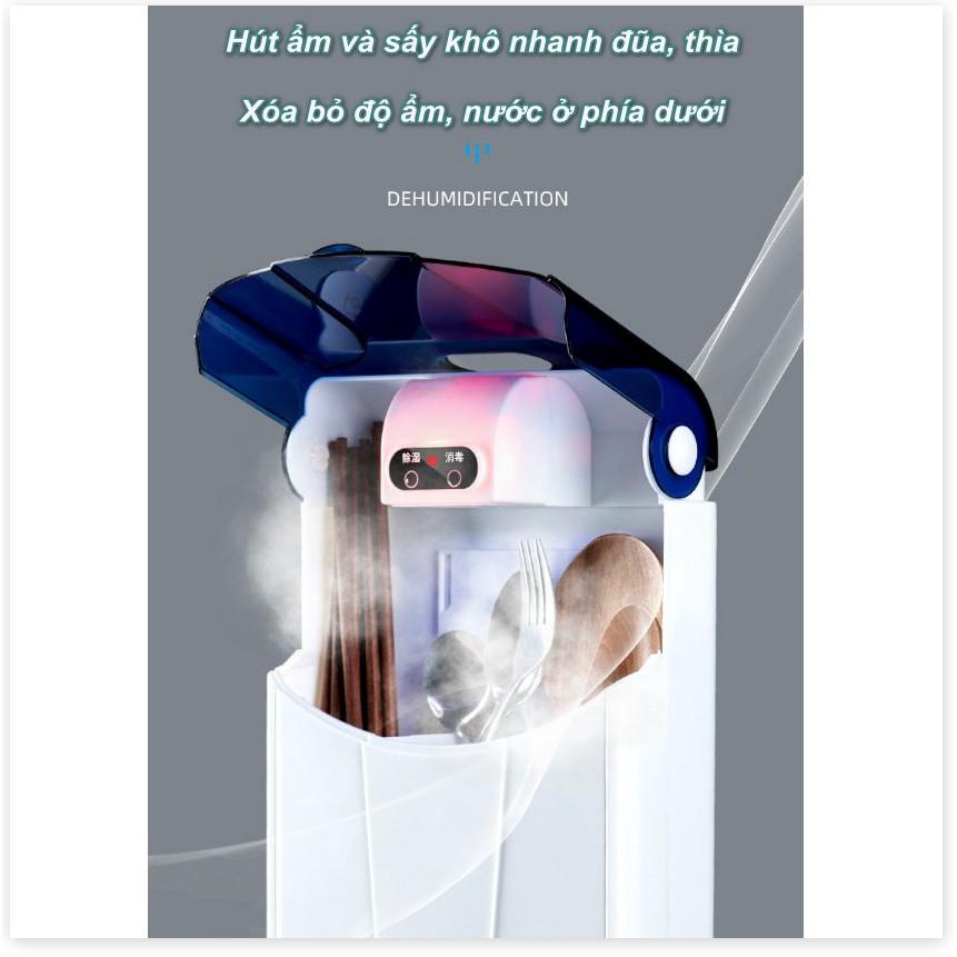 ️ KỆ MÁY KHỬ TRÙNG & SẤY KHÔ NHANH ĐŨA, THÌA