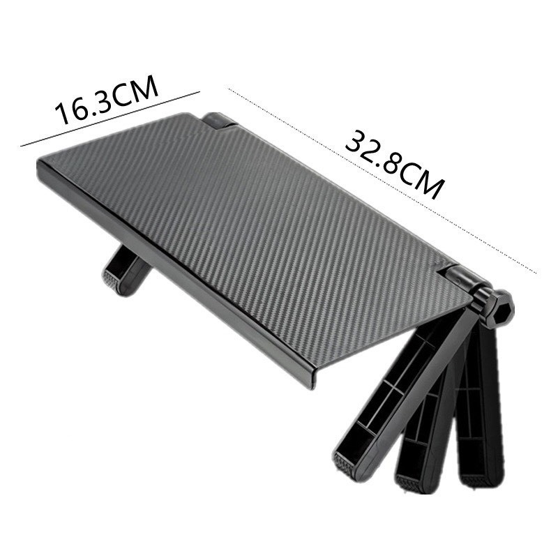 Kệ để đồ dùng gắn trên màn hình TV, gắn tường hoặc đỡ laptop bằng nhựa ABS - 33 x 16cm