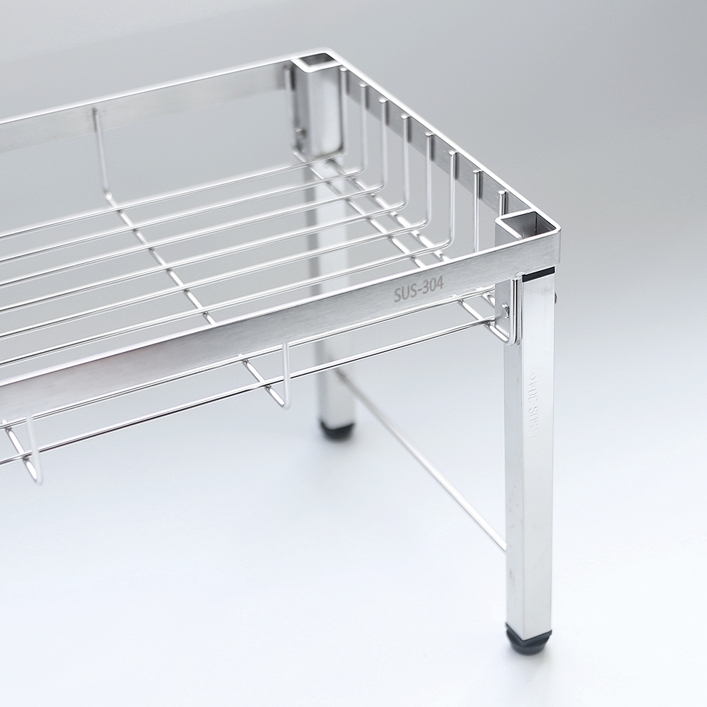Kệ nhà bếp HOBBY Home Decor NBT nhiều tầng tùy chọn chuẩn Inox 304 lắp ráp tiện dụng không rỉ sét - 2 size lớn nhỏ