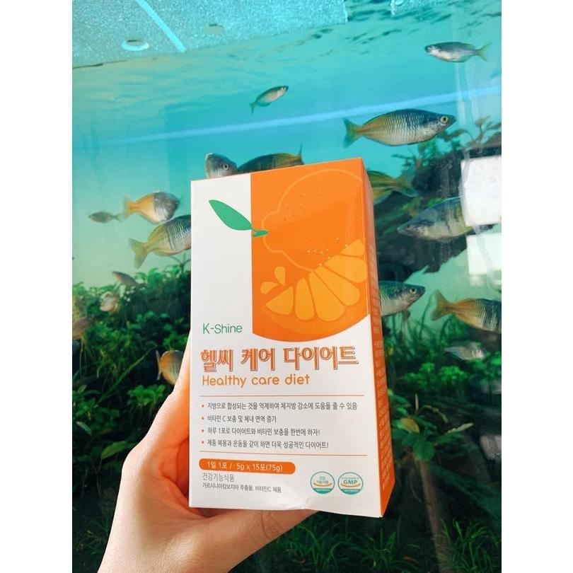 Bột Sủi thải độc toàn thân K-SHINE Healthy Care Diet Hàn Quốc 5g*15 gói