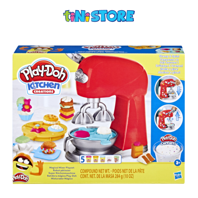 Bộ đồ chơi đất nặn máy làm bánh sáng tạo Play-Doh