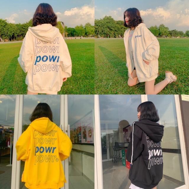 ÁO KHOÁC NỈ HOODIE FORM RỘNG