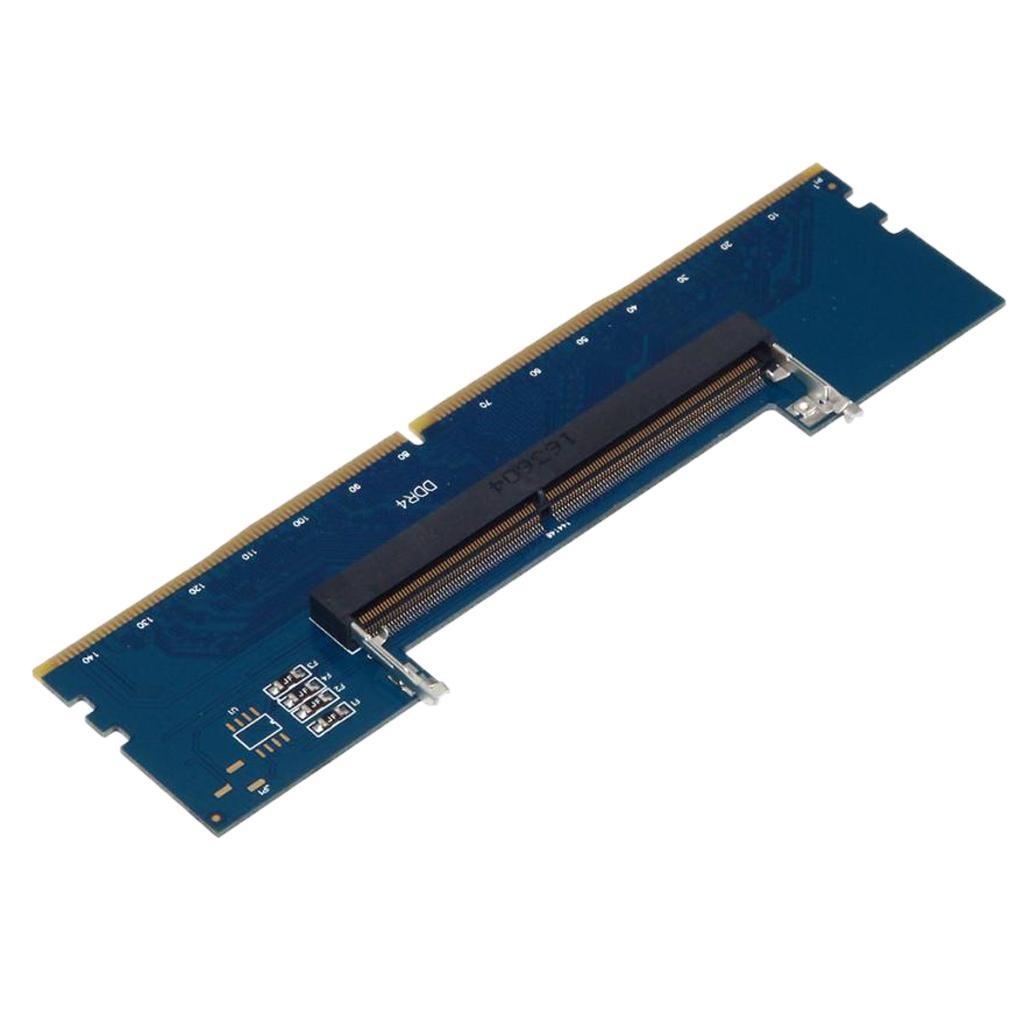 Laptop DDR4 SO-DIMM to Desktop PC DIMM Memory RAM Connector Adapter
