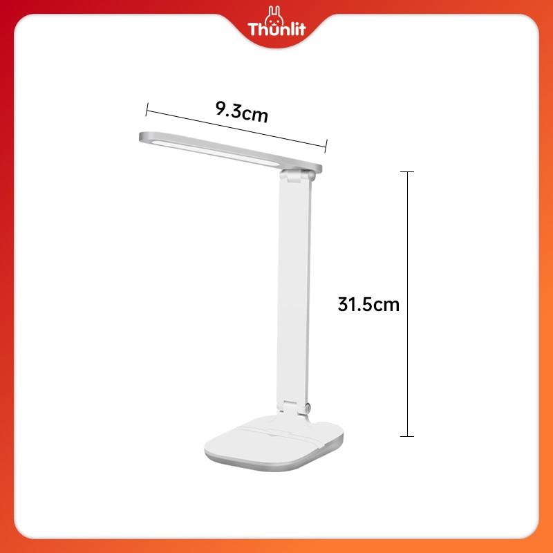 Đèn bàn Thunlit 2000mAh USB có thể sạc lại 3 nhiệt độ màu có thể điều chỉnh độ sáng