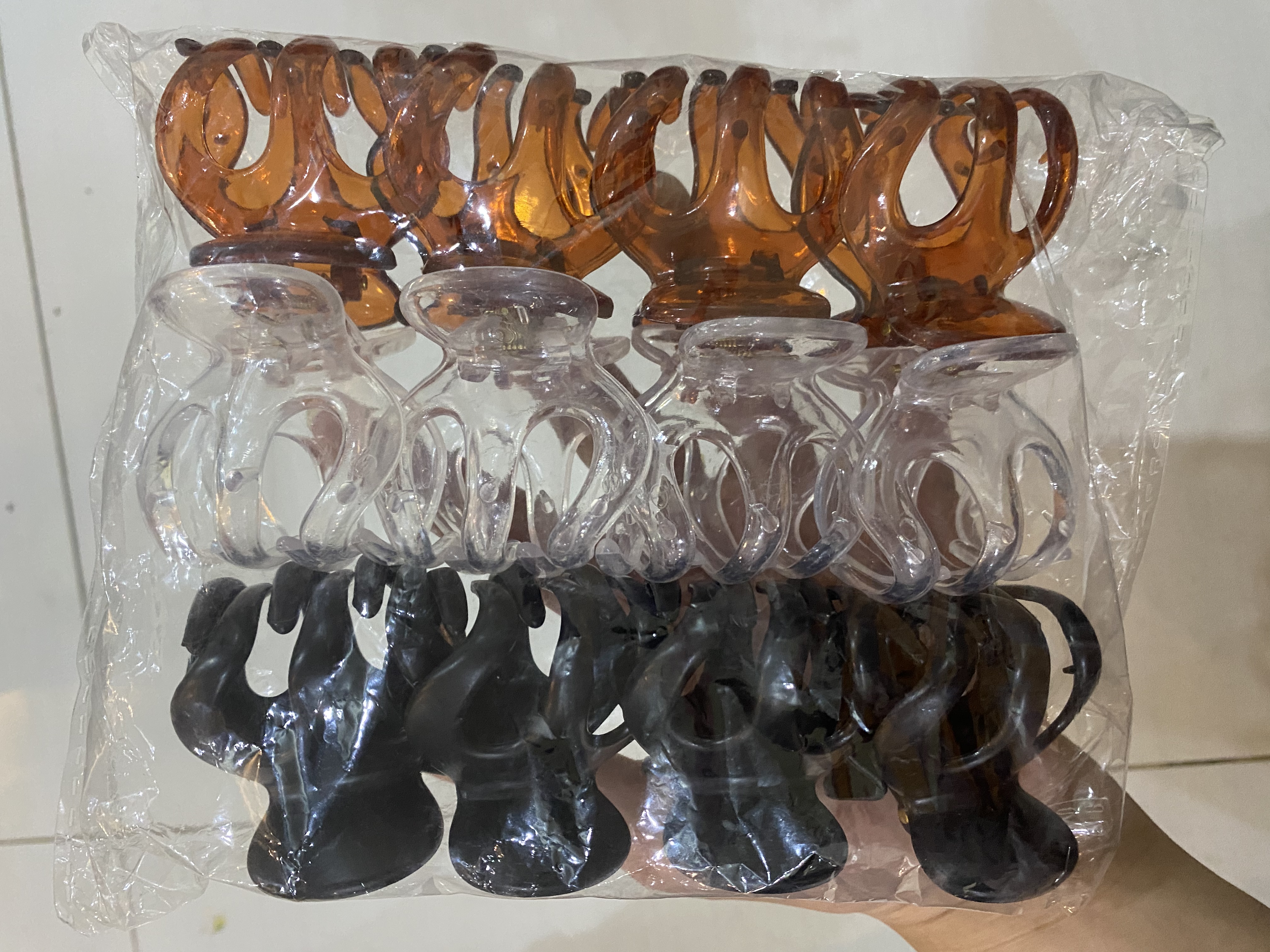 Set 12 kẹp càng cua tròn nhiều màu mẫu mới ,kiểu dáng Hàn Quốc