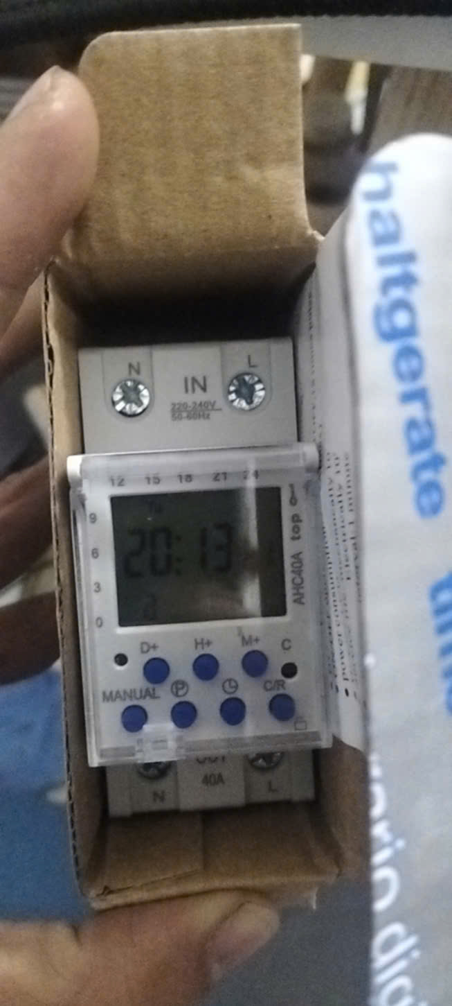 Timer điện tử hẹn giờ theo tuần ACH40A 220V chuyên gắn cho tủ điện