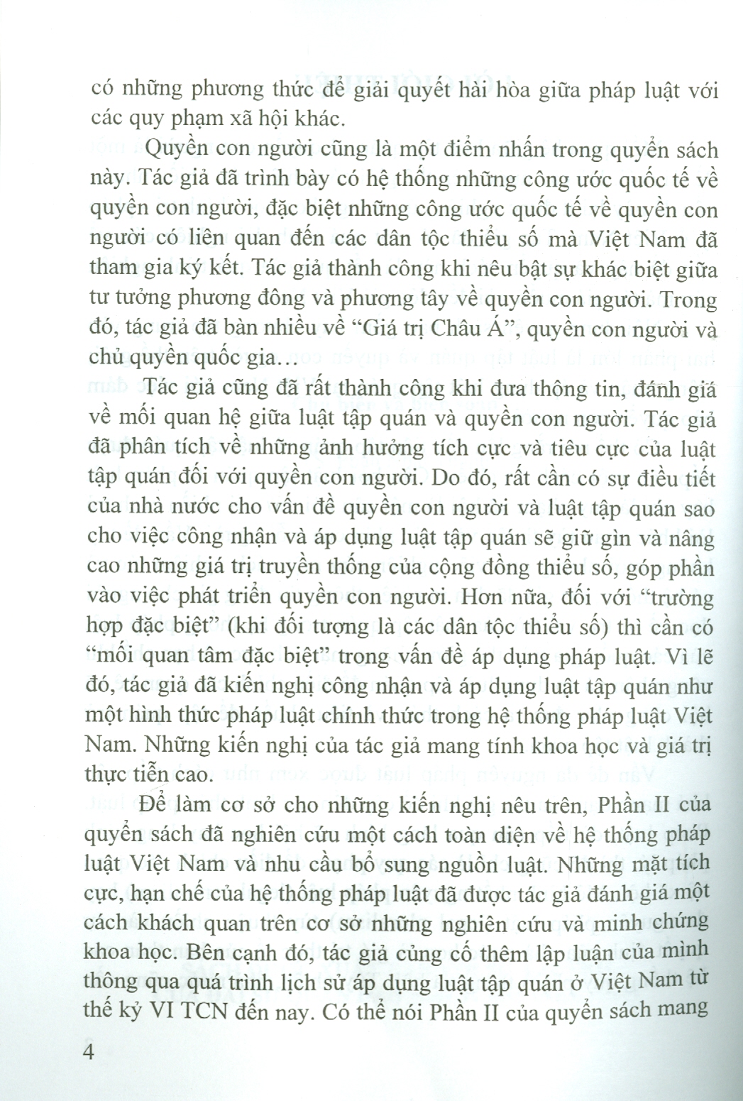 LUẬT TẬP QUÁN VÀ QUYỀN CON NGƯỜI (Sách chuyên khảo)