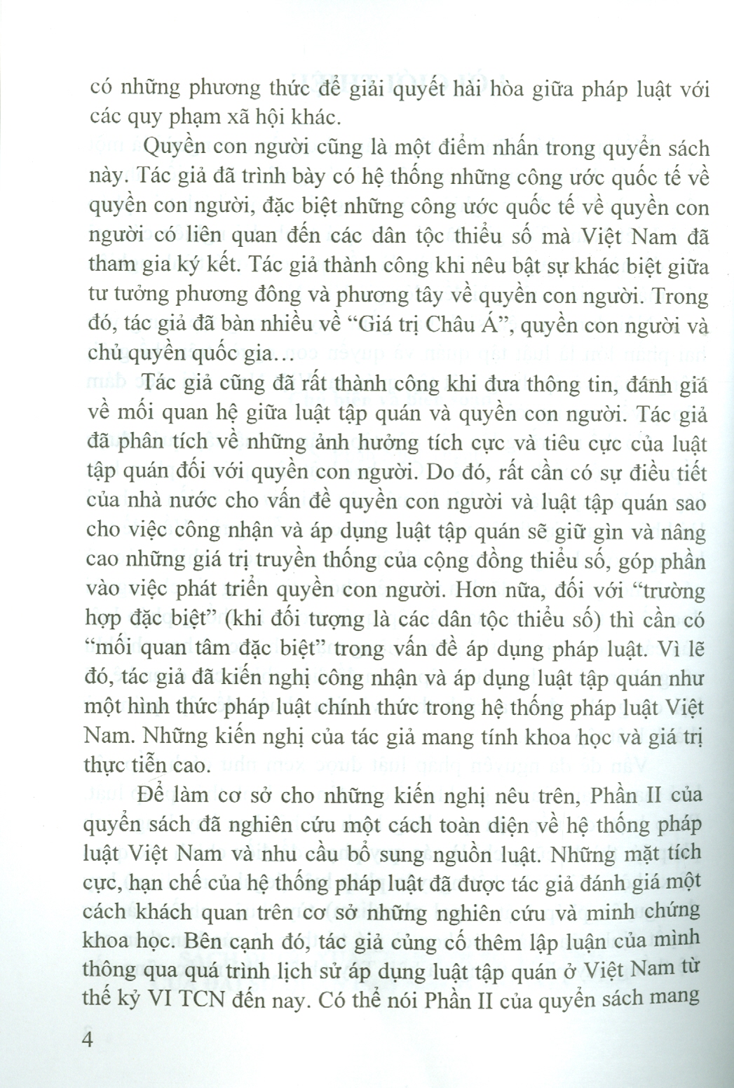 LUẬT TẬP QUÁN VÀ QUYỀN CON NGƯỜI (Sách chuyên khảo)