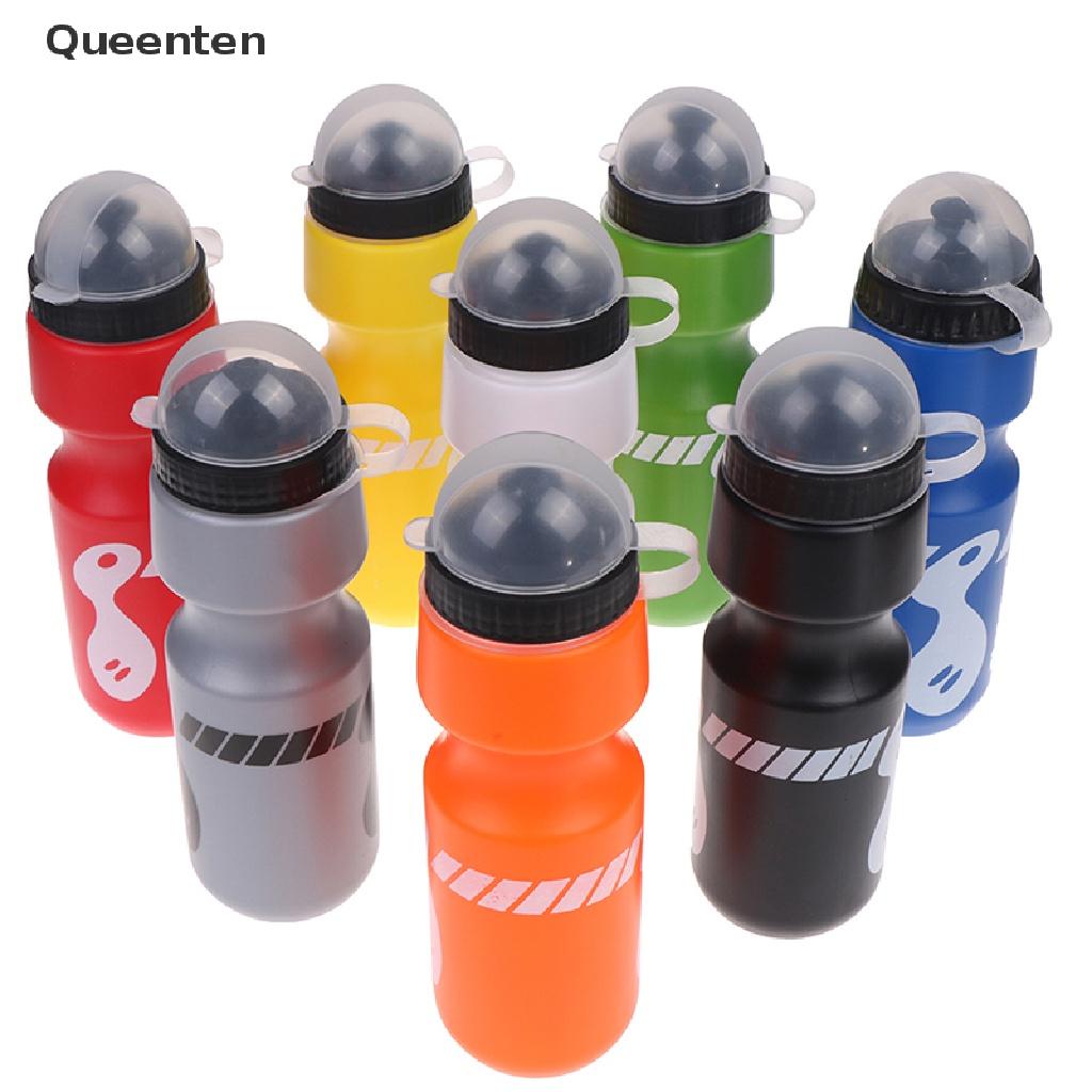 Queenten 750ml outdoor hiking bike bicycle cycling drink jug water bottle w/ dust cover QT