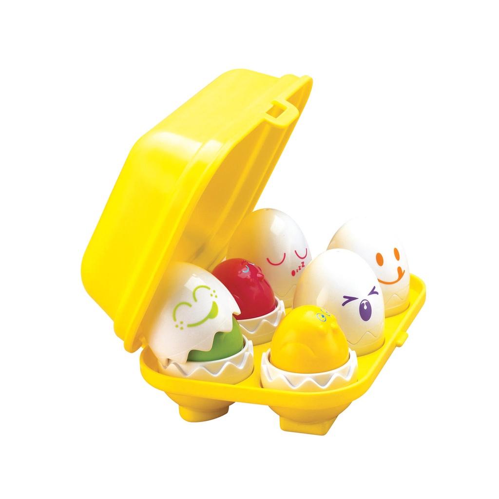 Đồ chơi Phát triển Trí tuệ cho bé 6 tháng đến 1 2 3 tuổi - Bộ 6 quả trứng nở Toomies Hide N Squeak Eggs