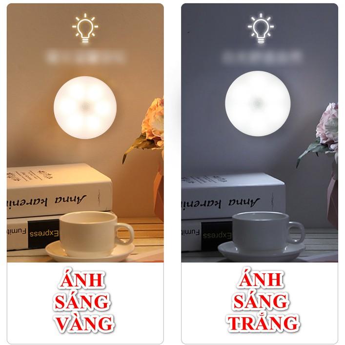 Đèn led cảm ứng thông minh dán tường sạc USB (loại tròn và dài)