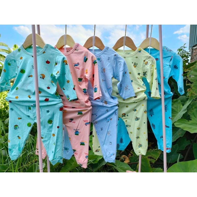 Bộ dài tay thun lạnh cho bé Trai bé Gái hãng Avaler chuẩn xịn vải petit mềm mịn, thông thoáng dễ chịu, thấm hút mồ hôi.