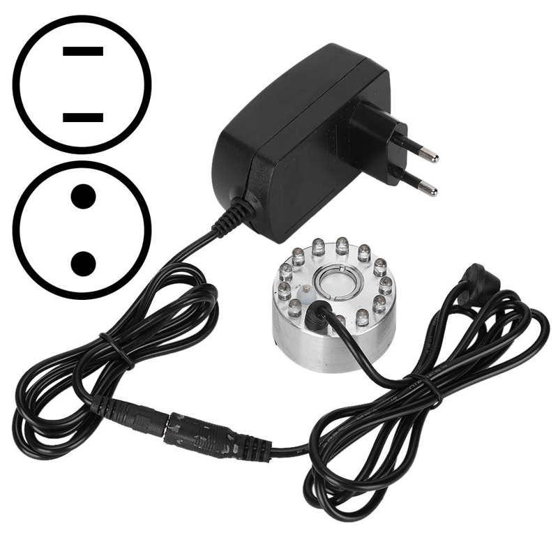 Máy Phun Sương Tạo Độ Ẩm Mini Phun Sương Tạo Phun Sương Tạo Ẩm Hình Ếch Con Vòi Phun Nước Ao Atomizer Sương Mù Làm Với 12 Đèn Trang Trí Cảnh Quan