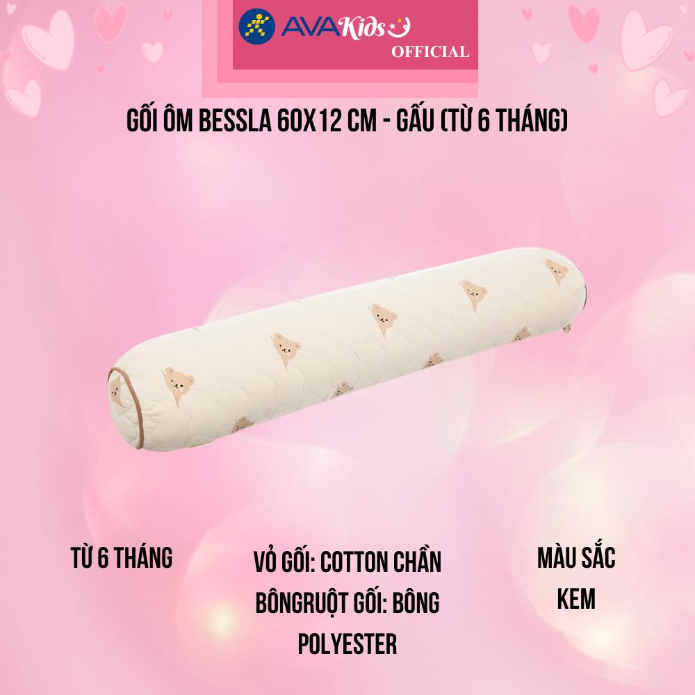 Gối ôm Bessla 60x12 cm - Gấu (từ 6 tháng) - Hàng Chính Hãng