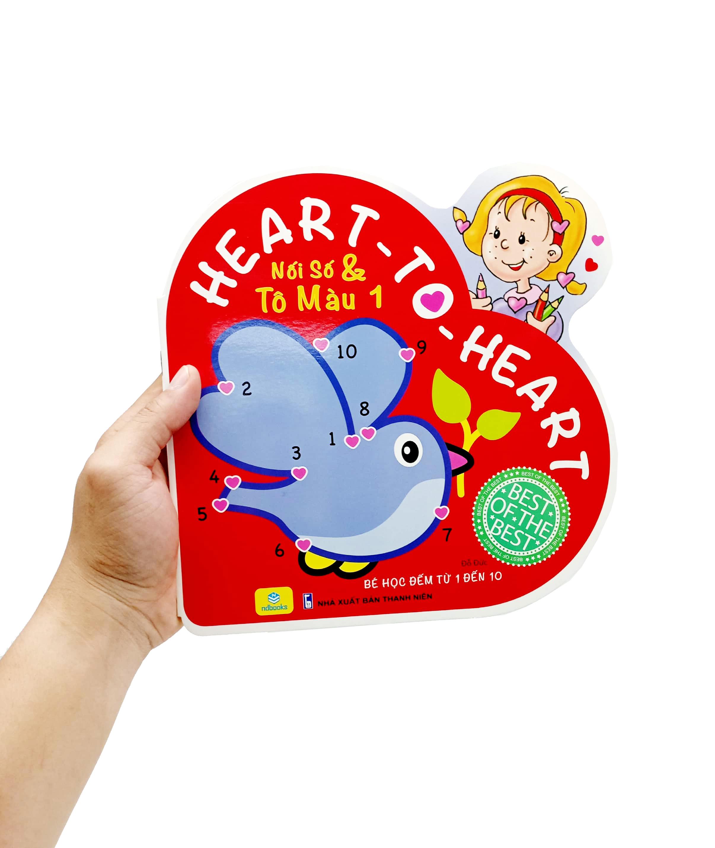 Heart To Heart - Nối Số Và Tô Màu 1