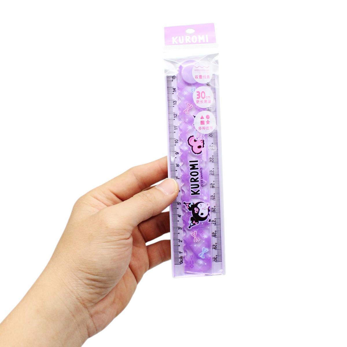 Thước Gấp Kukomi 30 cm - iiGEN YZ9905 (Họa Tiết Giao Ngẫu Nhiên)