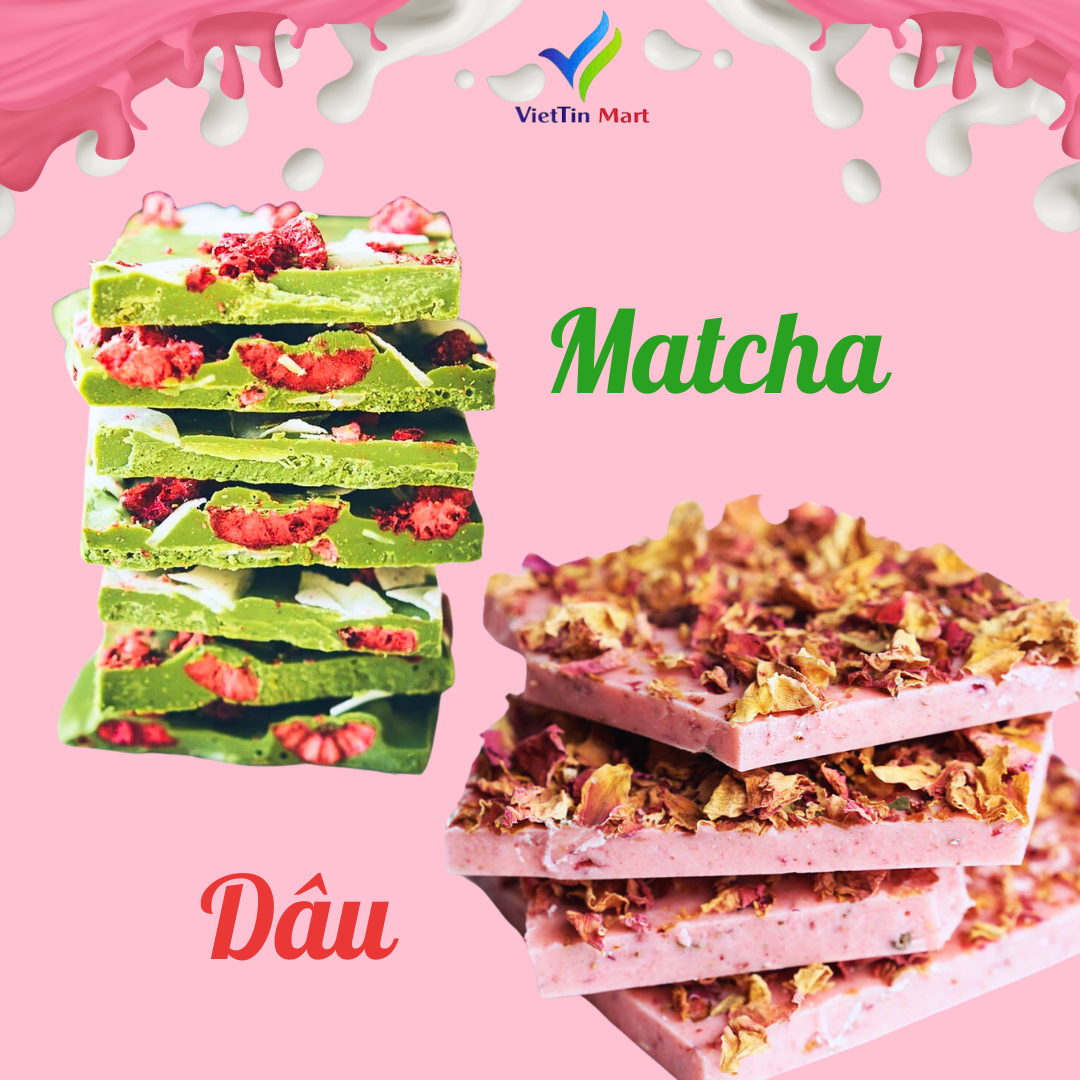 Set Nguyên Liệu Chocolate Bark Thành Phẩm 120 Viên VietTin Mart