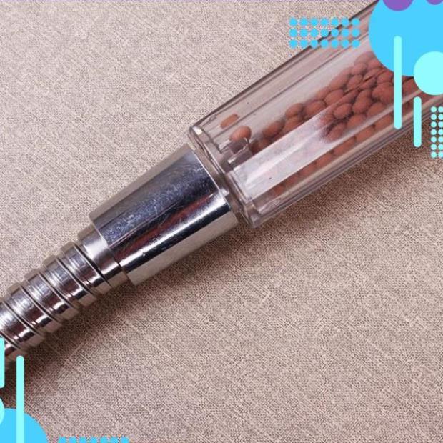 Vòi sen tăng áp loại to 7.7cm có hạt lọc nano - Tặng kèm dây 206802