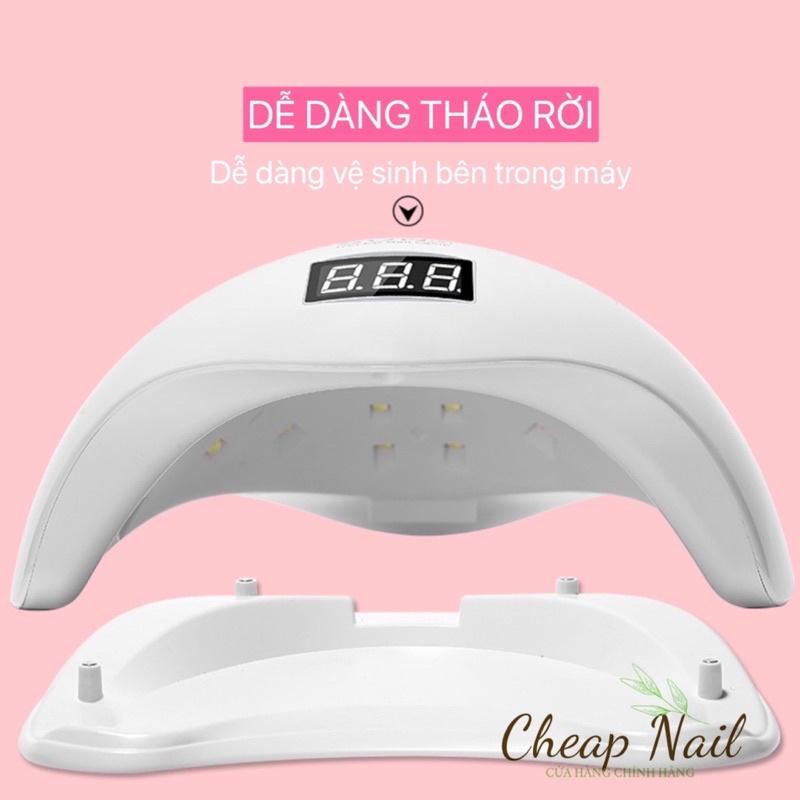 Máy hơ gel mini cao cấp sun 5 48w bảo hành 12 tháng- beeshi shop nail