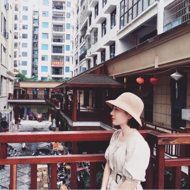 Mũ cói nữ chữ M phong cách hàn quốc