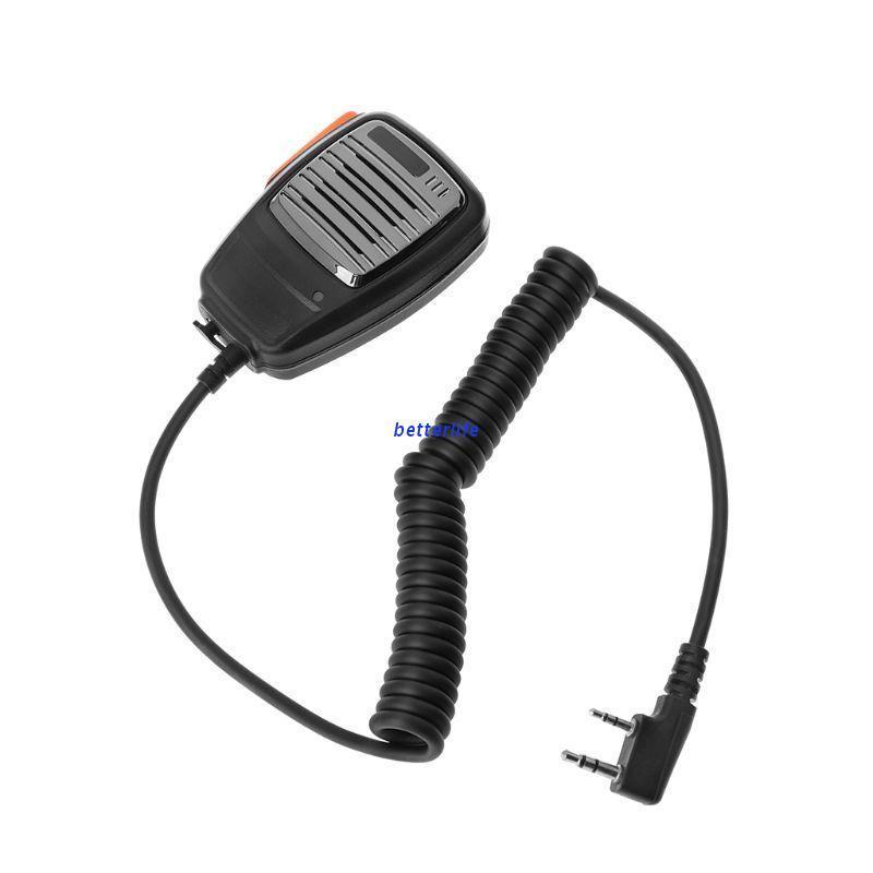Micro cầm tay 2 Pin PTT cho bộ đàm Baofeng Kenwood TYT