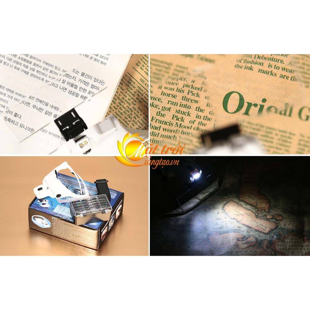 Kính lúp đeo mắt có đèn V4